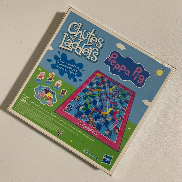 Chutes and Ladders: Peppa Pig Edition Board Game-New - Picture 4 of 8